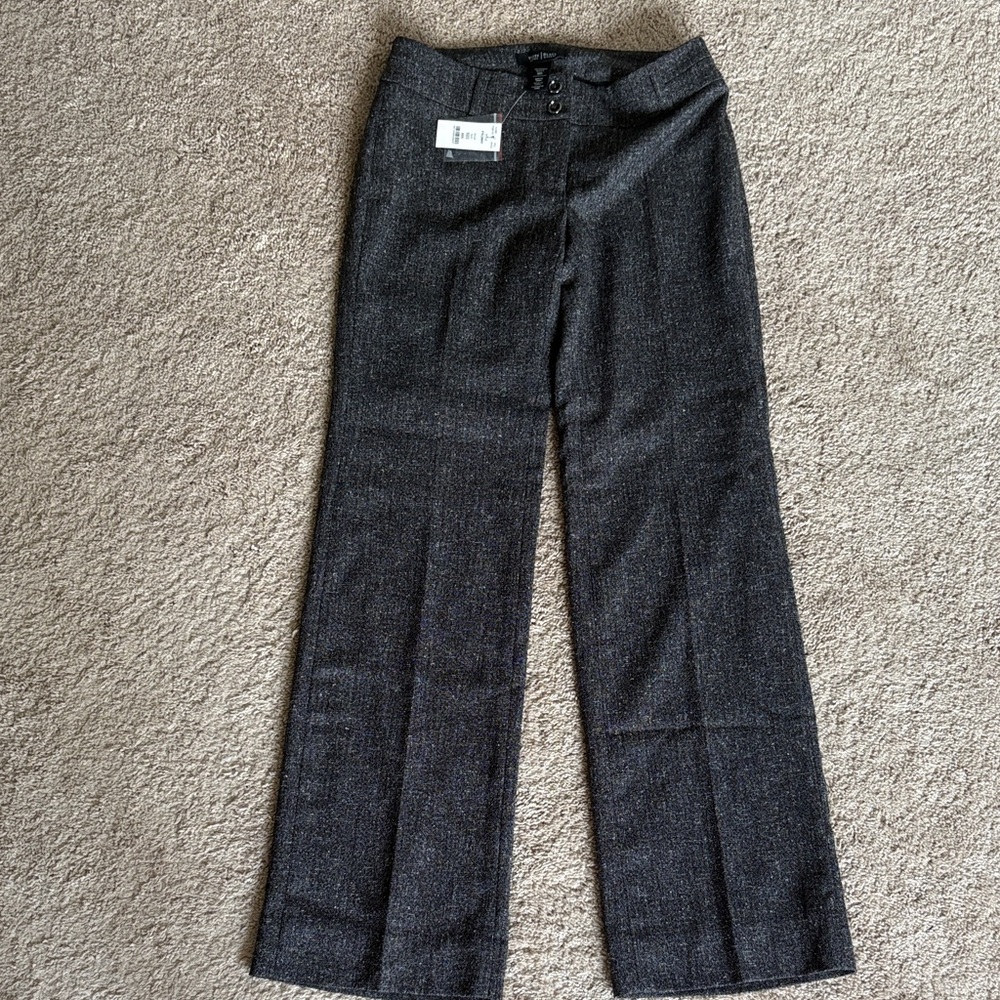 Gray Modern Boot Leg Trousers